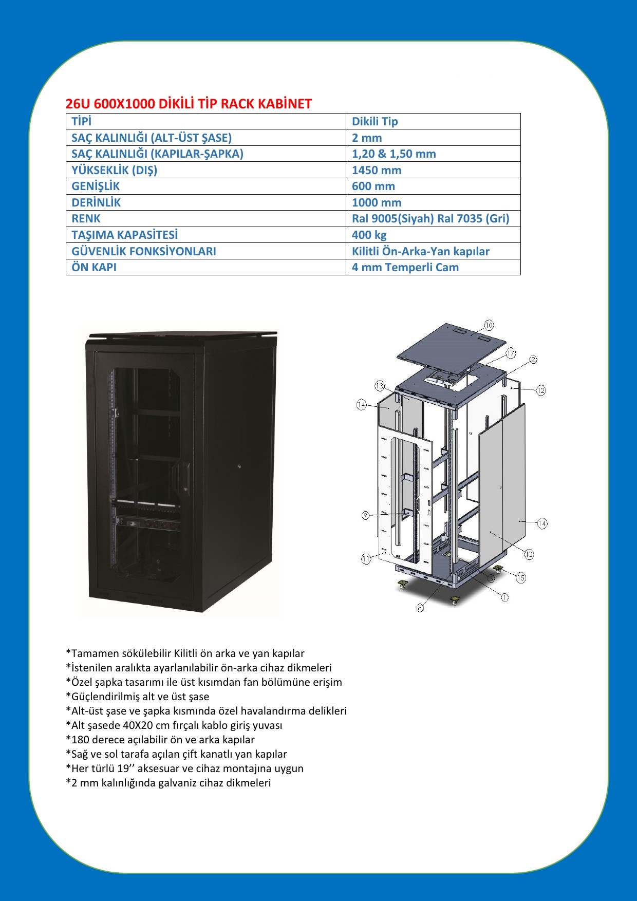 26U 600X1000 DATASHEET-1